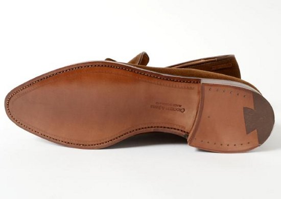 クロケット＆ジョーンズ WENDOVER リボン スエードローファー ブラウン Crockett＆Jones クロケット＆ジョーンズ WENDOVER SNUFFSUEDE