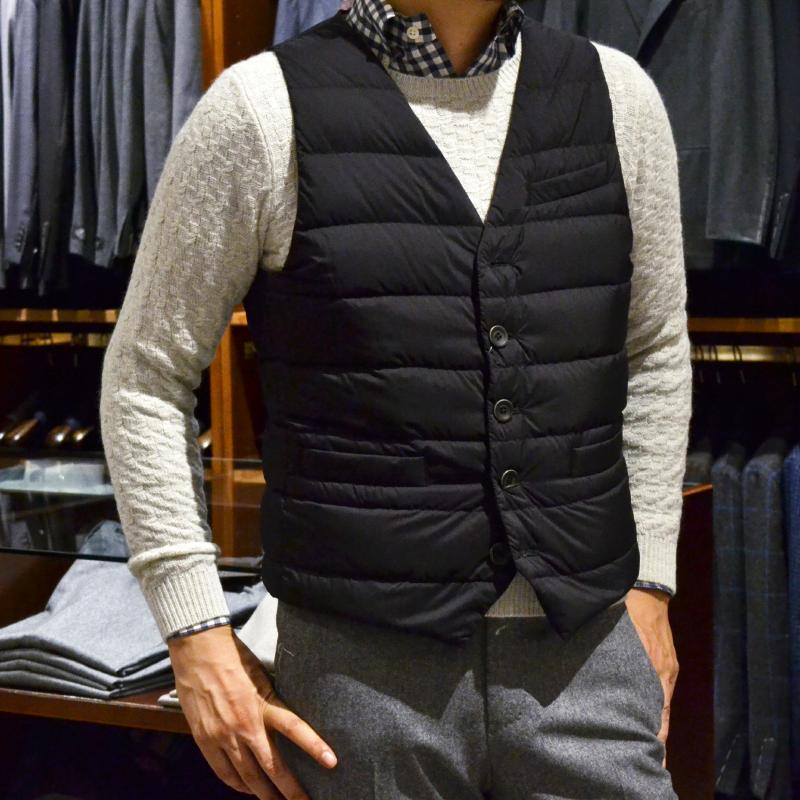 HERNO ヘルノジレ着用写真