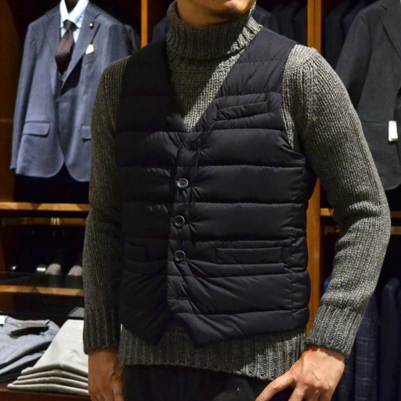HERNO ヘルノジレ着用写真