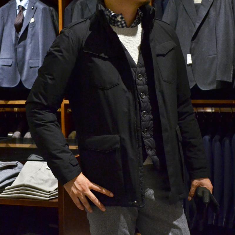 HERNO ヘルノ M-65着用写真