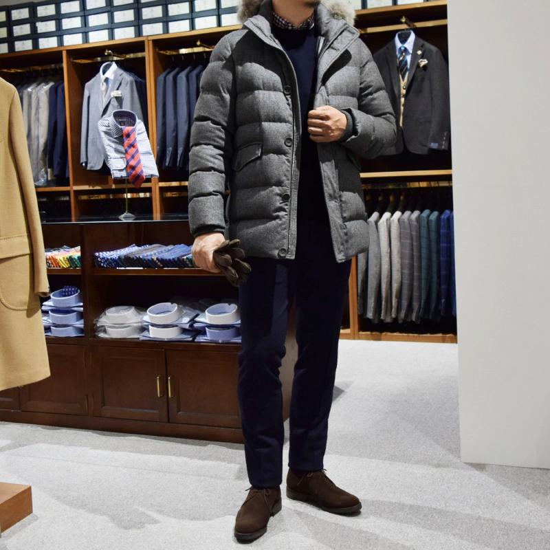 HERNO ヘルノ ダウンコート着用写真