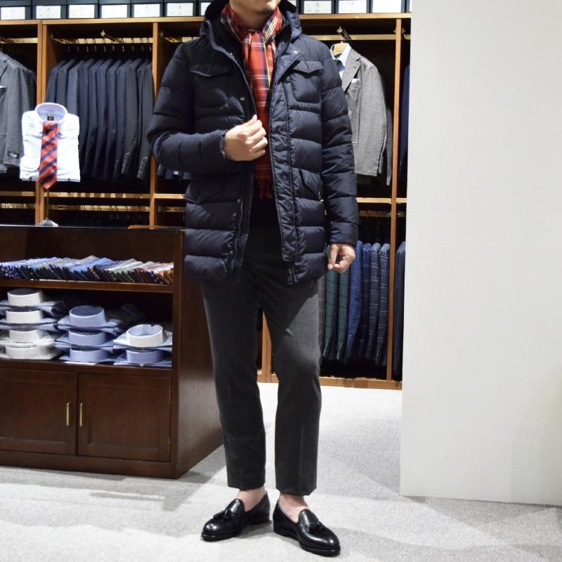HERNO ヘルノ ダウンコート着用写真