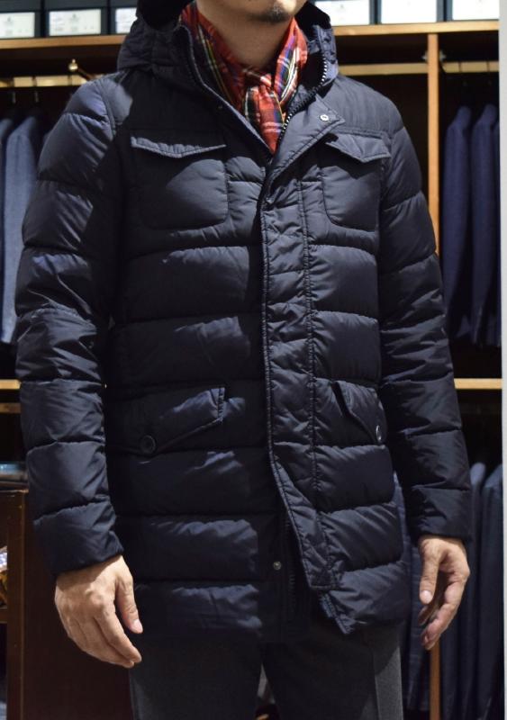 HERNO ヘルノ ダウンコートツ着用写真