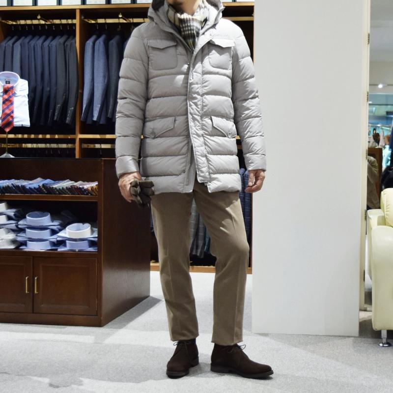HERNO ヘルノ ダウンコート着用写真