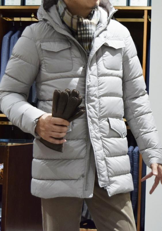 HERNO ヘルノ ダウンコートツ着用写真
