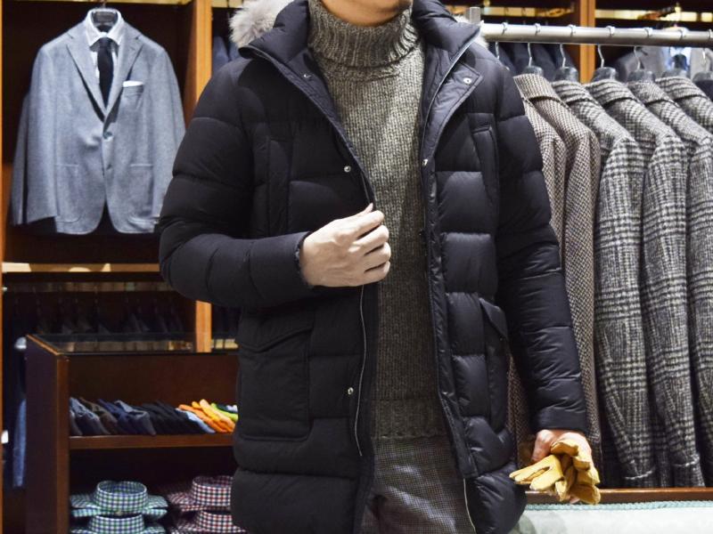 HERNO ヘルノ ダウンコート着用写真
