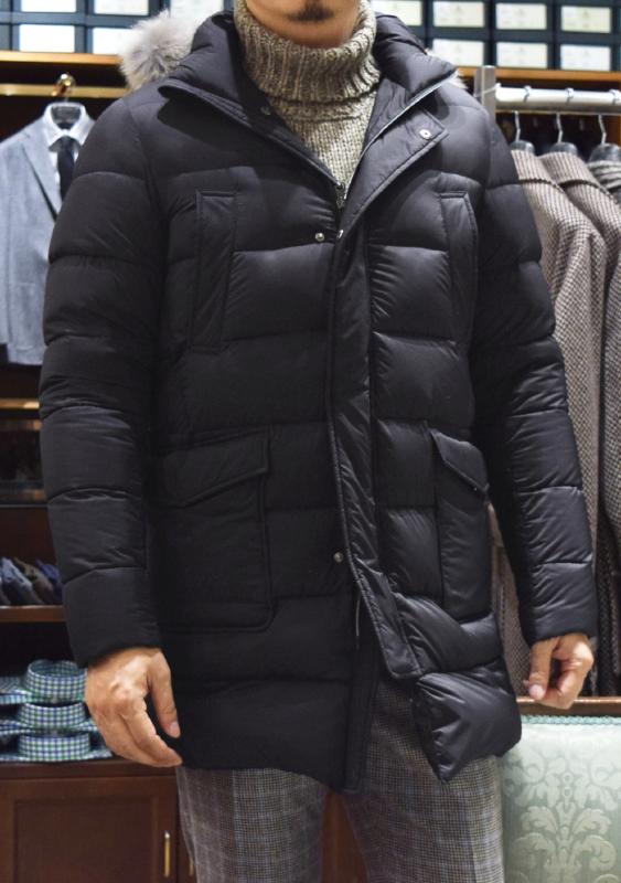 HERNO ヘルノ ダウンコートツ着用写真