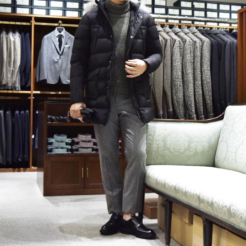 HERNO ヘルノ ダウンコート着用写真