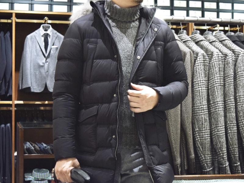 HERNO ヘルノ ダウンコート着用写真