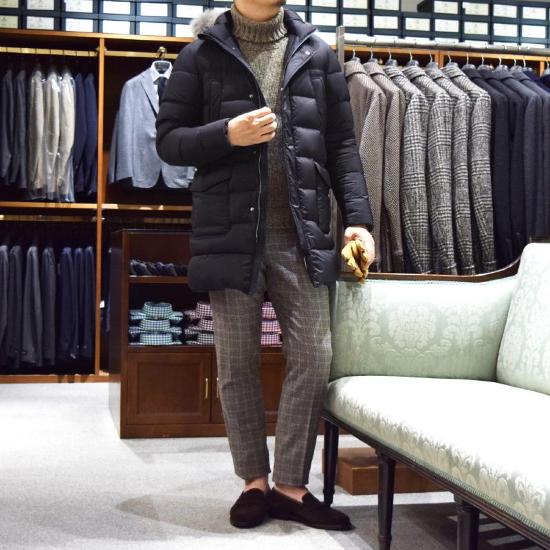HERNO ヘルノ ダウンコート着用写真