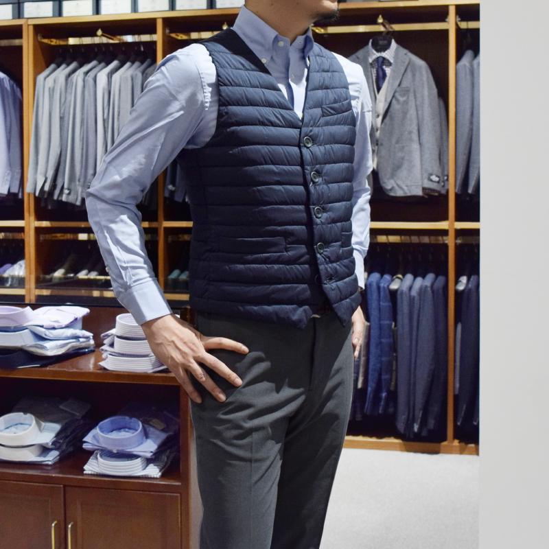 HERNO ヘルノジレ着用写真