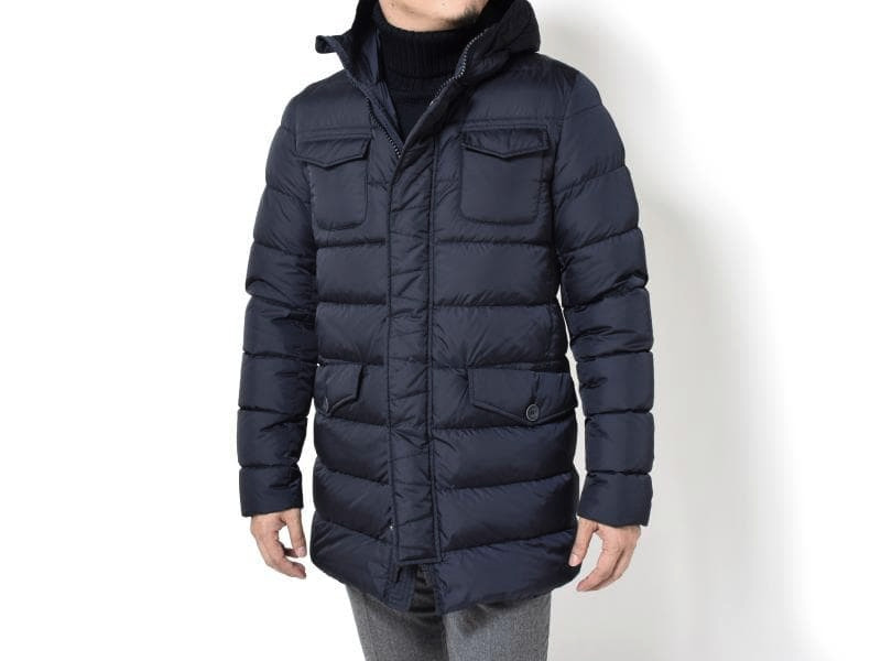 HERNO ヘルノ ダウンコート着用写真