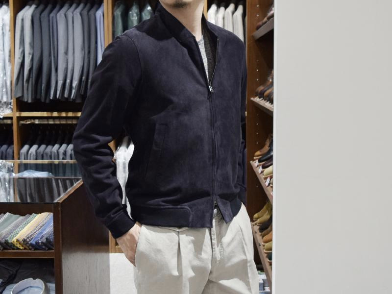 HERNO ヘルノブルゾン着用写真