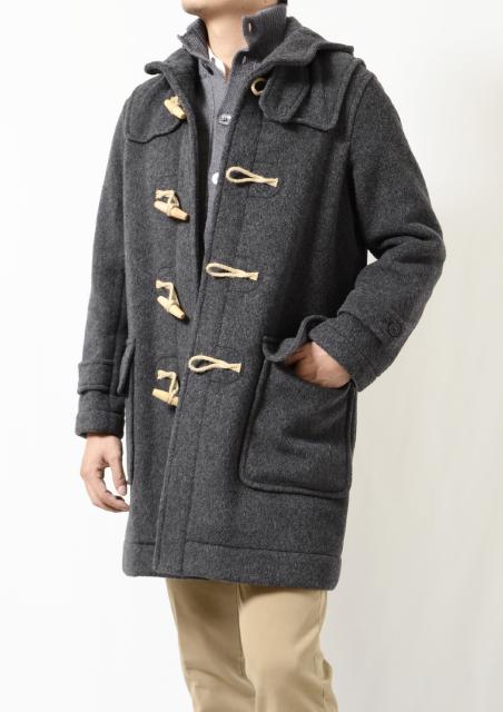 Sale品 Harnold Brook アーノルドブルック 秋冬 ダッフルコート グレー Size38
