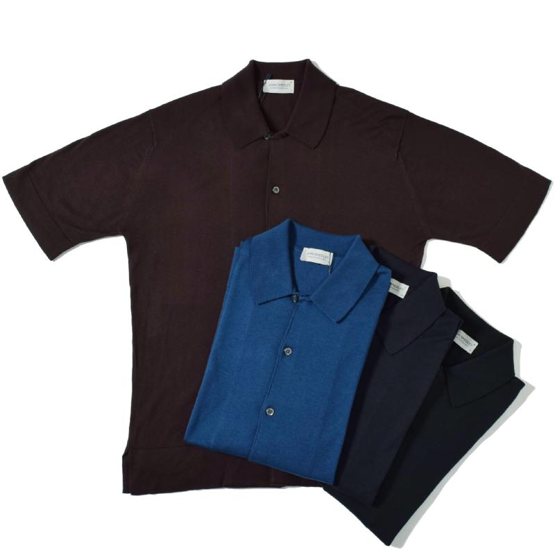 JOHN SMEDLEY ジョン スメドレー ニットシャツ