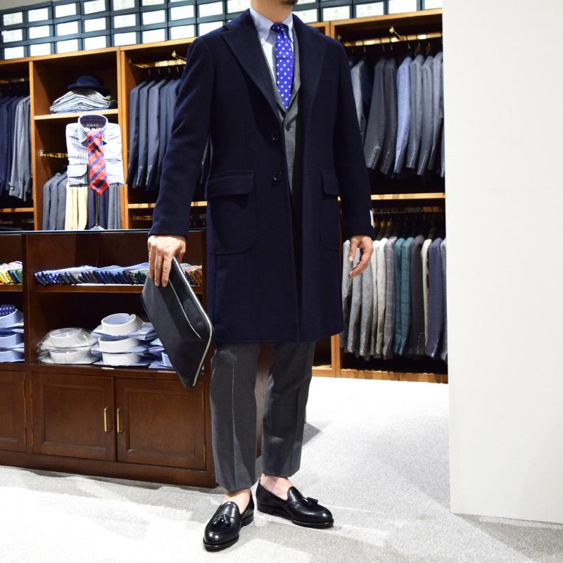 RINGJACKET リングヂャケット コート着用写真