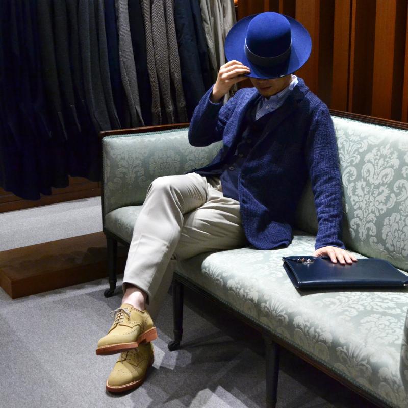 LARDINI ラルディーニ ジャケット着用写真
