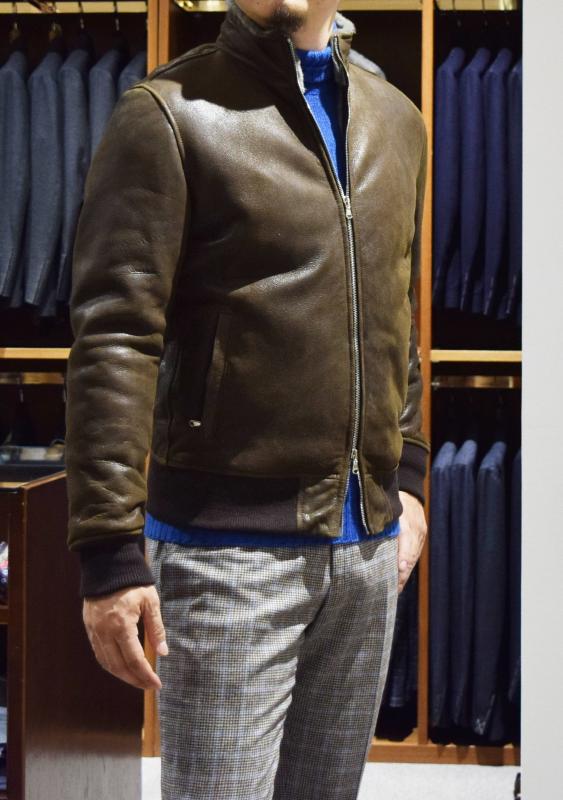 BARBA バルバ ブルゾン着用写真