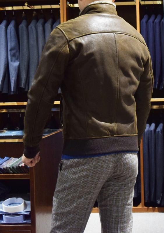 BARBA バルバ ブルゾン着用写真