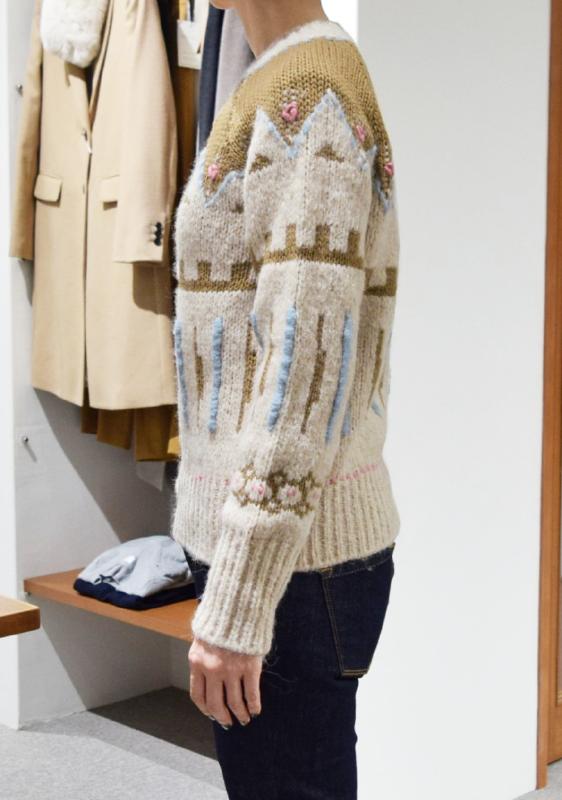 roberto collina ロベルト コリーナ ニット着用写真