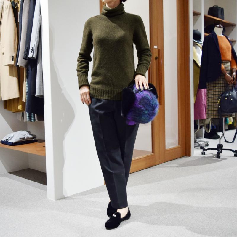 roberto collina ロベルト コリーナ ニット着用写真