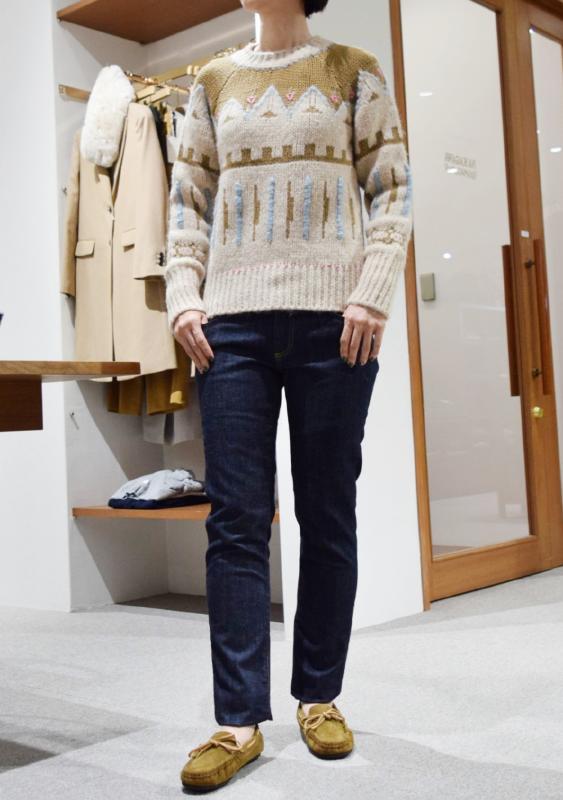 roberto collina ロベルト コリーナ ニット着用写真