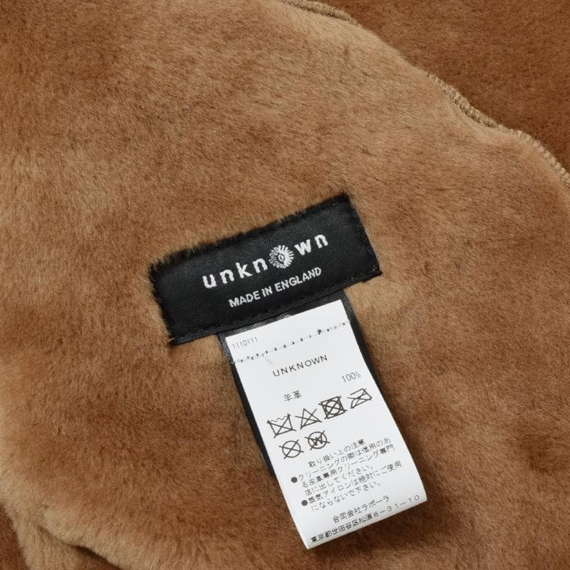 UNKNOWN【アンノウン】 ムートンコート商品写真
