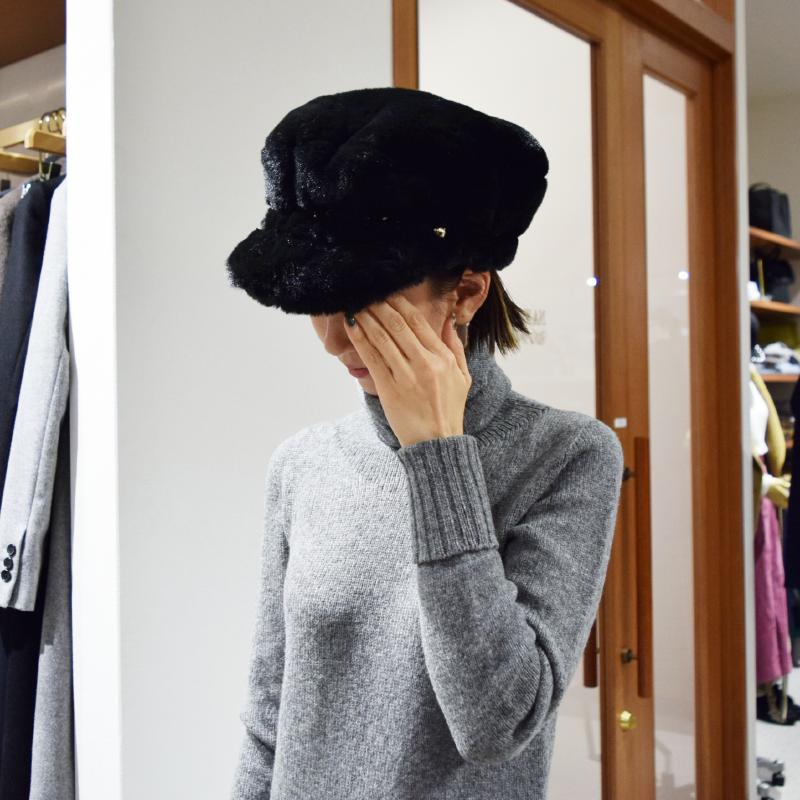EUGENIA KIM ユージニア キム キャップ着用写真