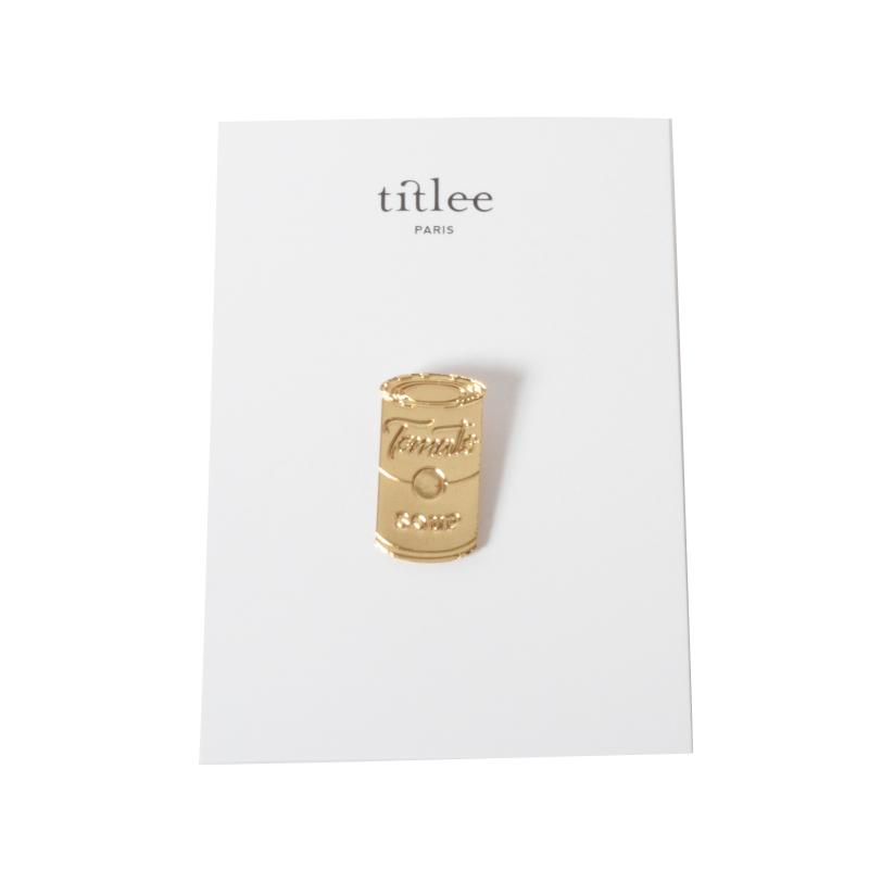 titlee ティトリー ピンバッジ