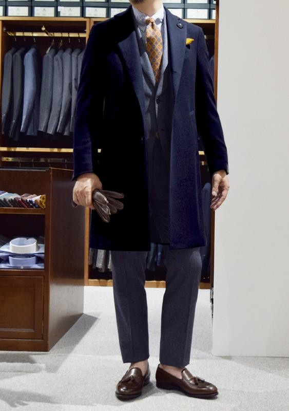 LARDINI ラルディーニ コート着用写真