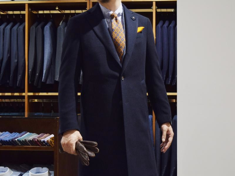 LARDINI ラルディーニ コート着用写真