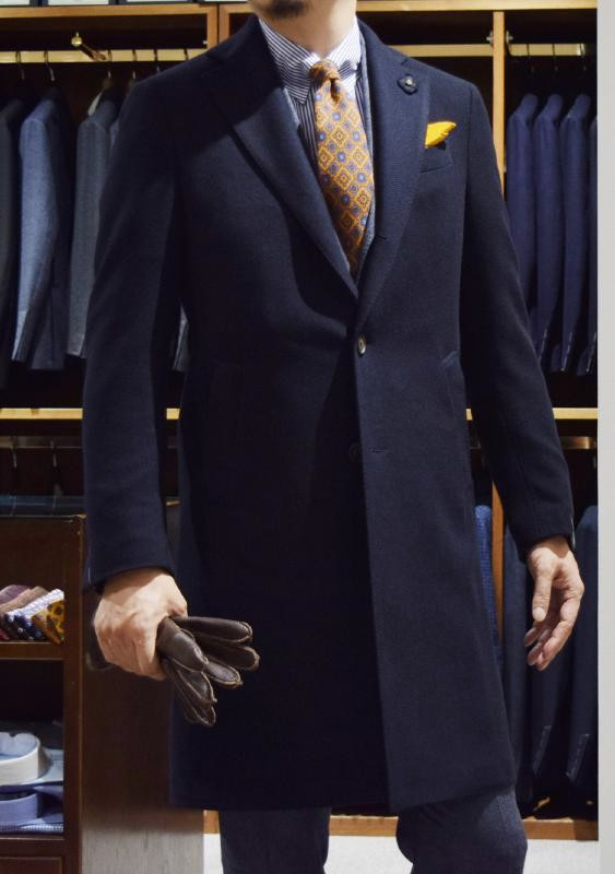 LARDINI ラルディーニ コート着用写真