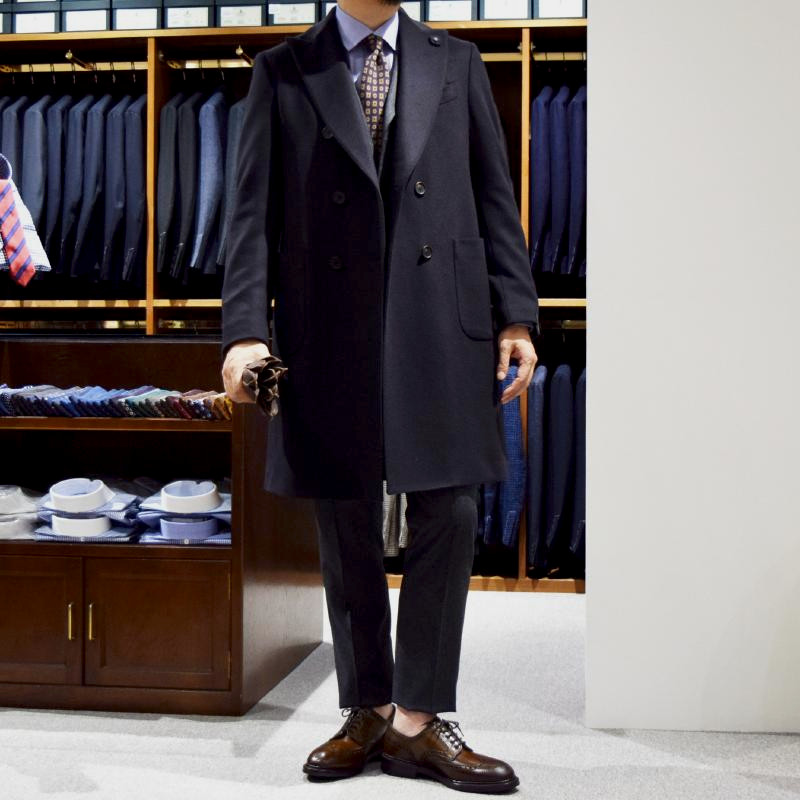 LARDINI ラルディーニ コート着用写真