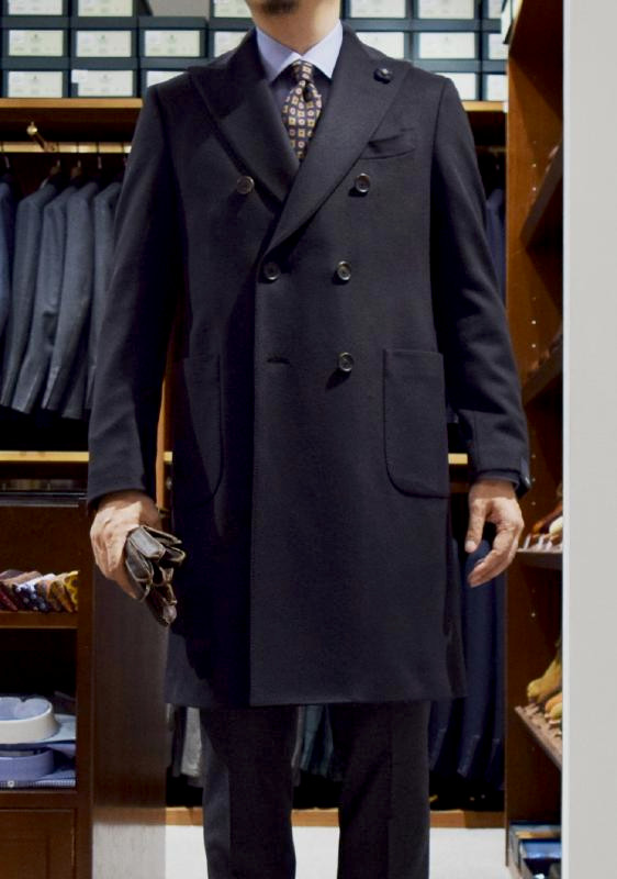 LARDINI ラルディーニ コート着用写真