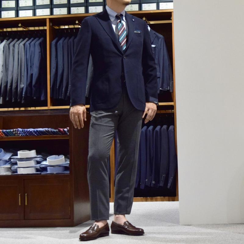 LARDINI ラルディーニ ジャケット着用写真