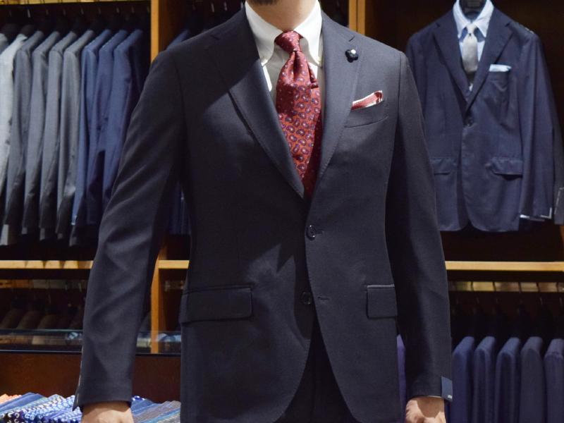 LARDINI ラルディーニ スーツ着用写真