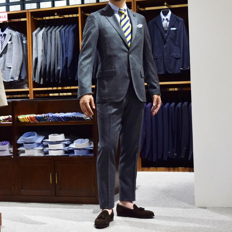 LARDINI ラルディーニ スーツ着用写真