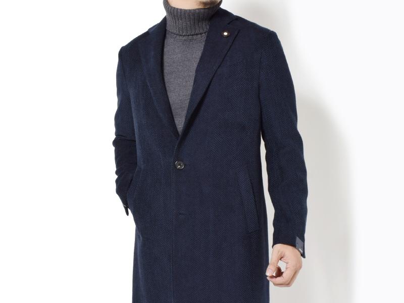 LARDINI ラルディーニ コート着用写真
