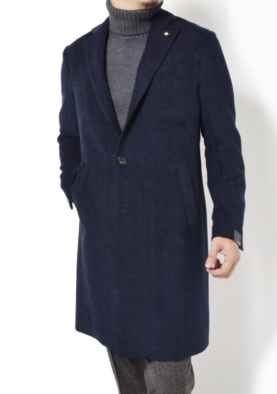 LARDINI ラルディーニ コート着用写真