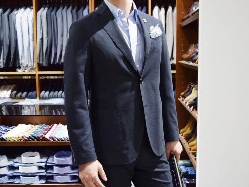 LARDINI ラルディーニ スーツ着用写真