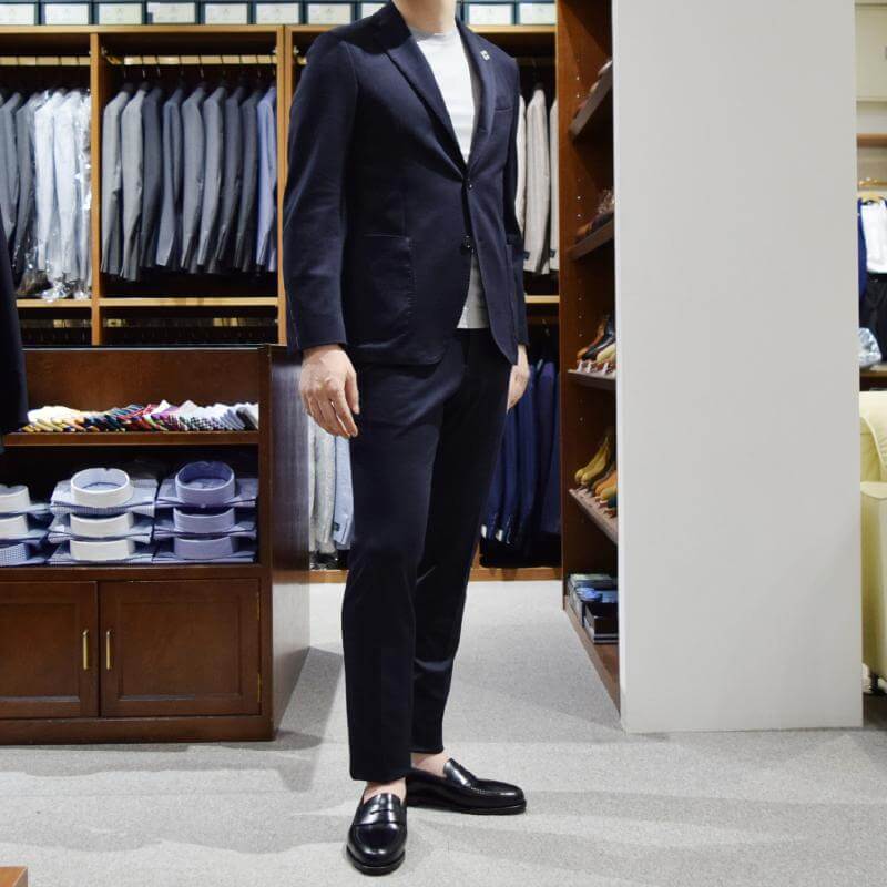 LARDINI ラルディーニ スーツ着用写真