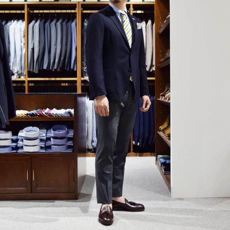 LARDINI ラルディーニ ジャケット着用写真