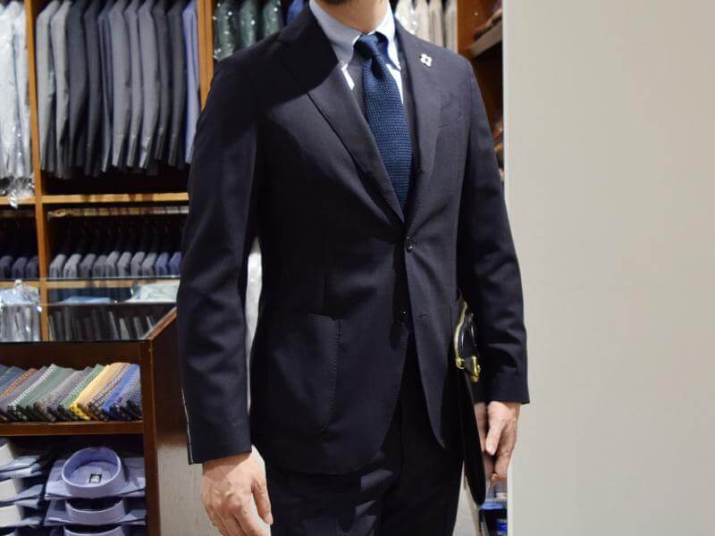 LARDINI ラルディーニ スーツ着用写真