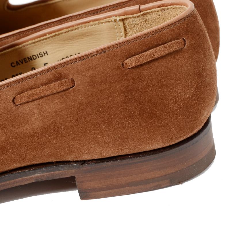 Crockett Jones クロケット ジョーンズ Cavendish タッセルローファー スエード ポロブラウン