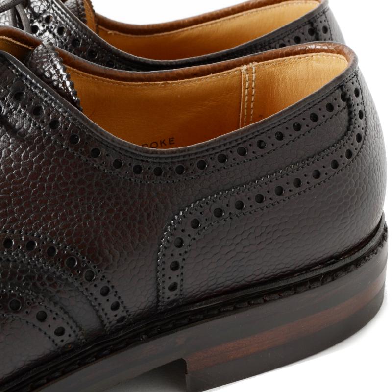 Crockett＆Jones クロケット＆ジョーンズ PEMBROKE SCOTCHGRAIN フルブローグ ダイナイトソール ダークブラウン