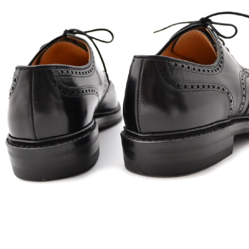 Crockett＆Jones クロケット＆ジョーンズ PEMBROKE BLK CAVALRY CALF フルブローグ ダイナイトソール ブラック キャバルリーカーフ