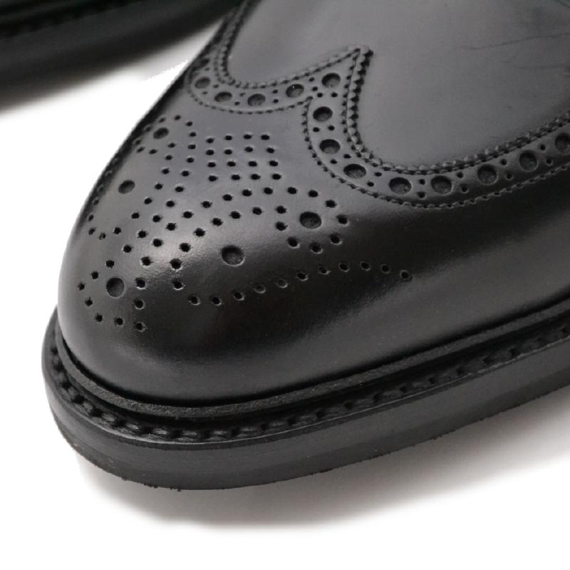 Crockett＆Jones クロケット＆ジョーンズ PEMBROKE BLK CAVALRY CALF フルブローグ ダイナイトソール ブラック キャバルリーカーフ