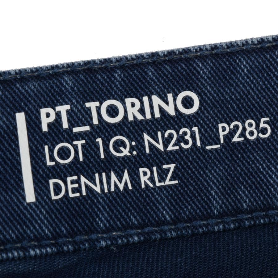 PT TORINO DENIM【ピーティートリノデニム】[オールシーズン] ウォッシュドデニム ネイビーブルー パンツ SWING OA30