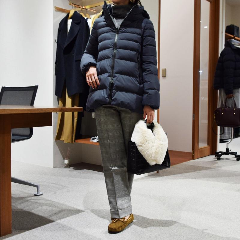 HERNO レディース コート着用写真