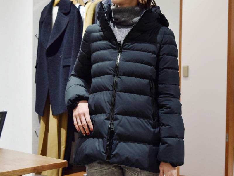 HERNO レディース コート着用写真